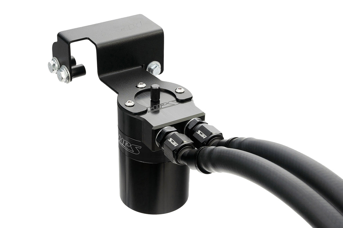 HPS Performance Aluminum Oil Catch Can Kit 2022-2026 Toyota Tundra 3.4L V6 Twin Turbo, 860-003