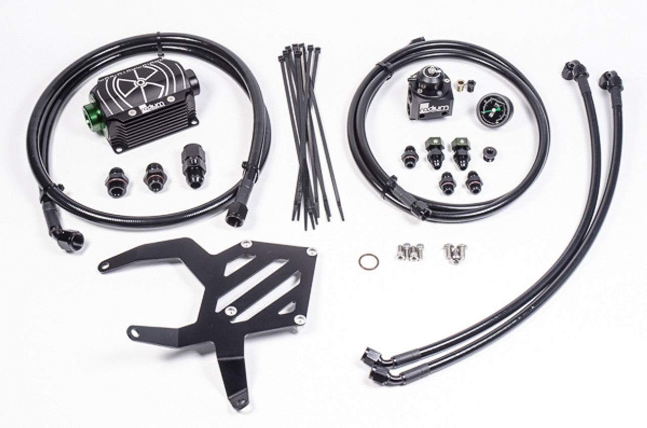 Radium Fuel Hanger Plumbing Kit Microglass Filter - 2013-2021 Scion FR-S / Subaru BRZ / Toyota 86