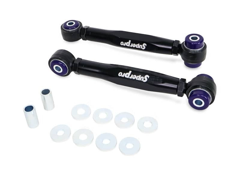 SuperPro 06-25 Volkswagen Golf GTI Lower Rear HD Adjustable Toe Arm Set