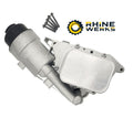 Mini Cooper & Cooper S Oil Filter Housing By RhineWerks W/OEM Filter 11428585235 (Upgraded Aluminum)
