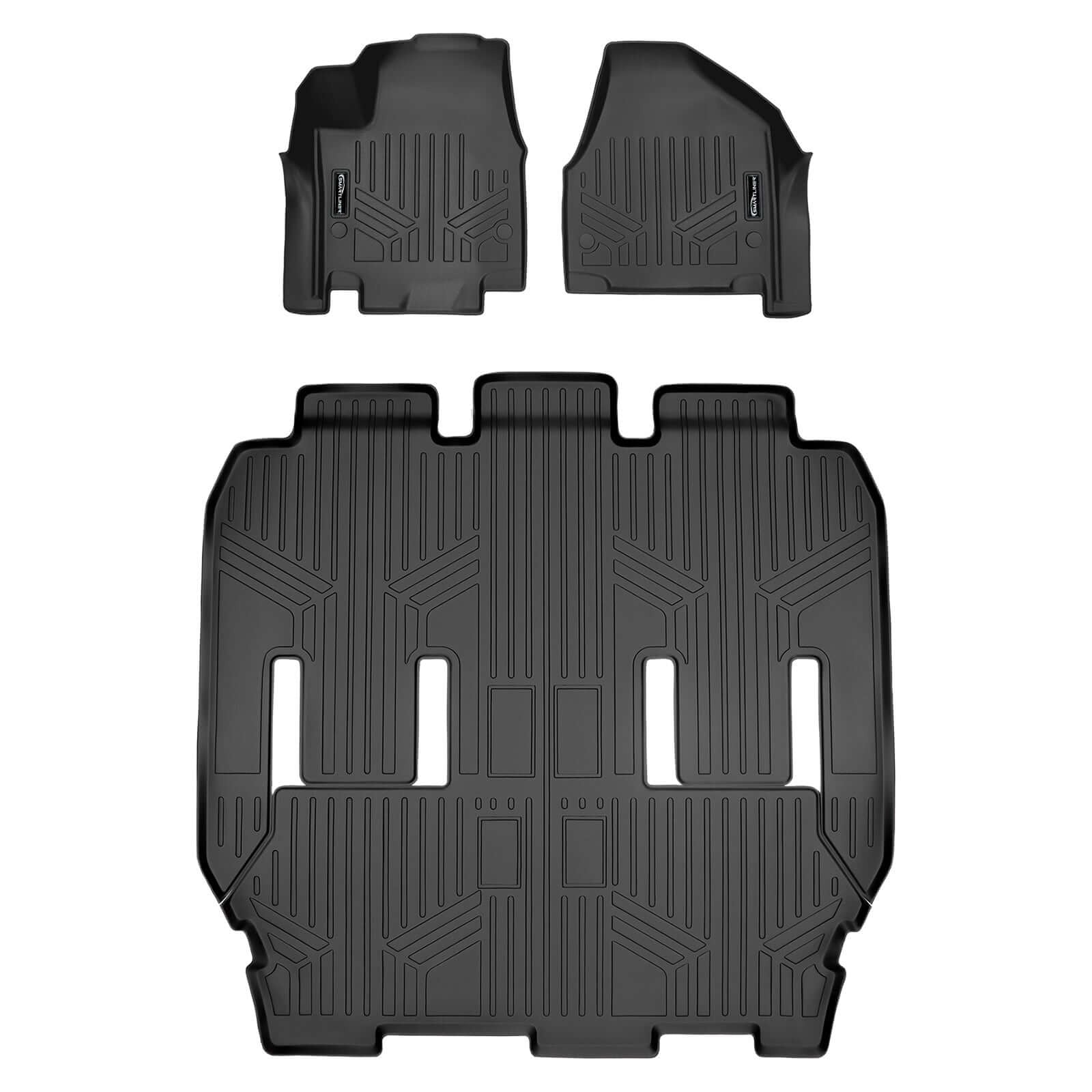 Smart TrimTM Floor Liners For 2022-2026 Chrysler Pacifica (2nd Row Bucket)(Touring & L Models)