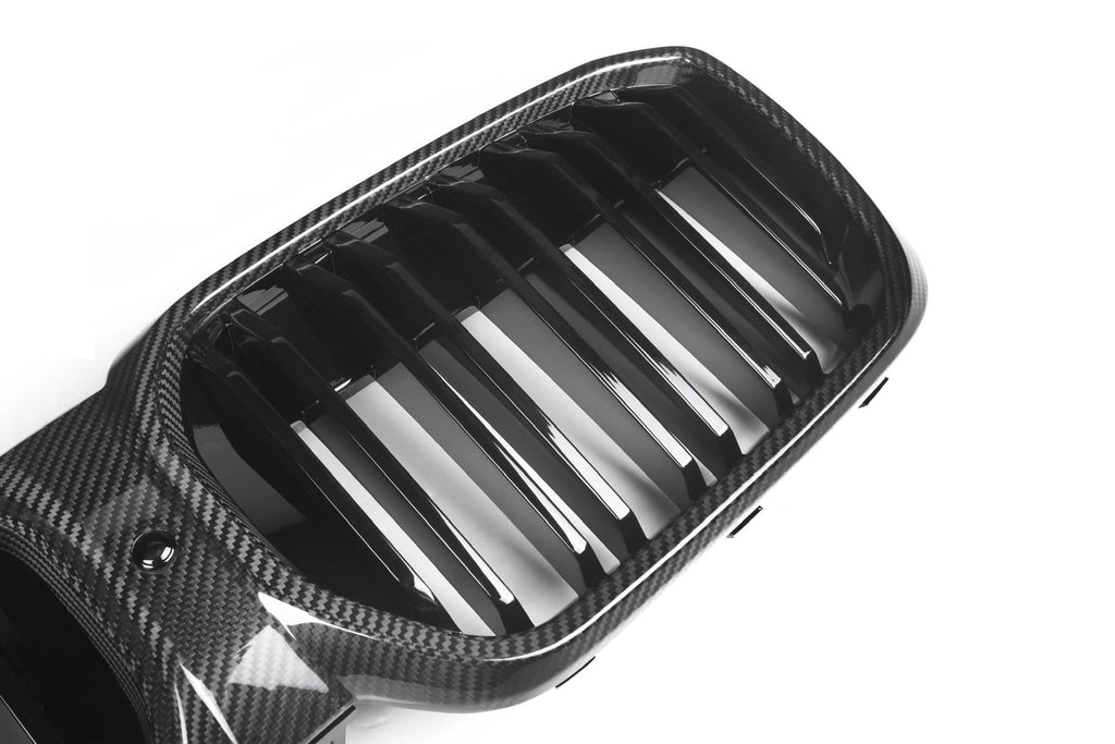 IX3 G08 BEV Double Slat Dry Carbon Fiber Grill