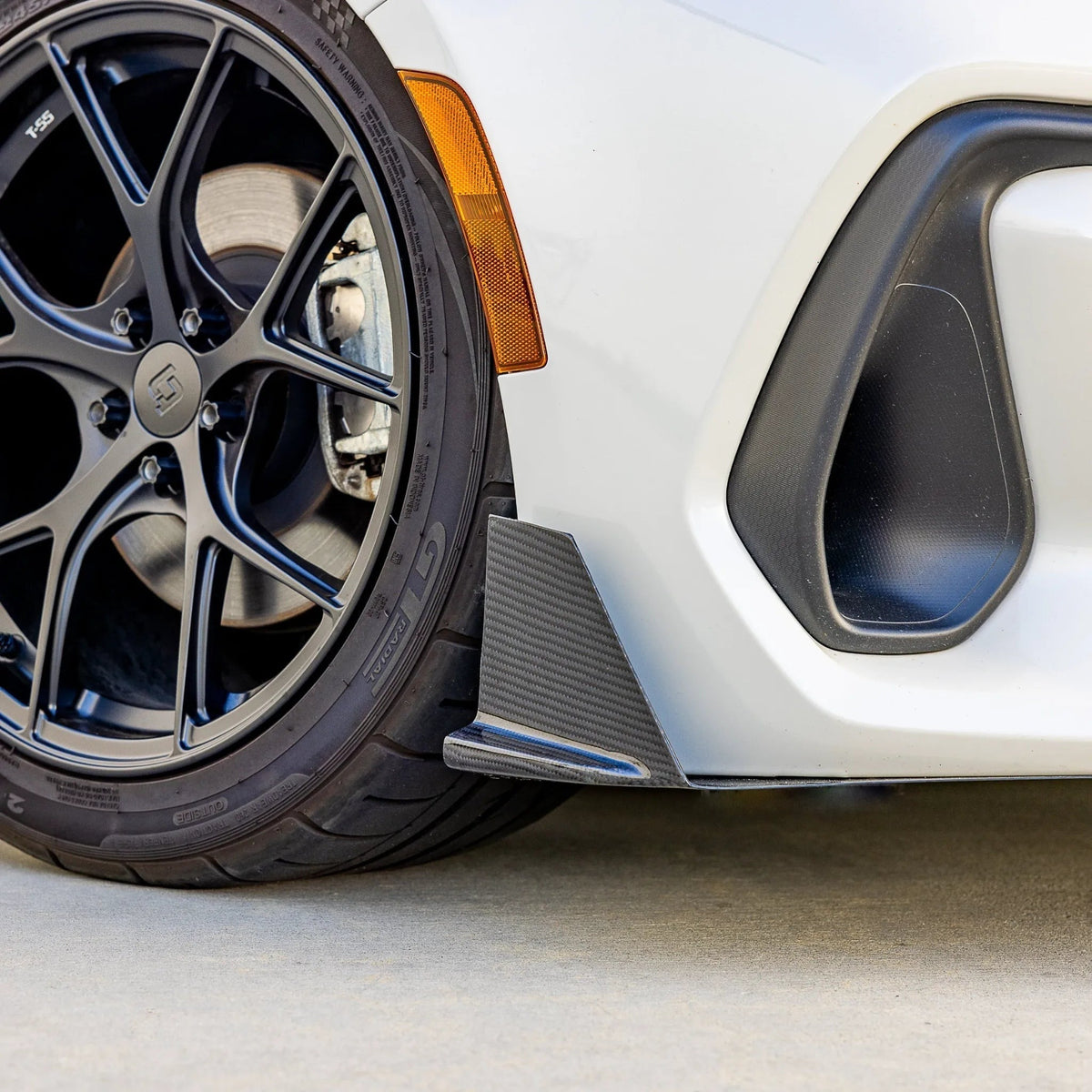 Compressive Tuning Black Series 3-Piece Carbon Fiber Front Lip Kit - 2022-2026 Subaru BRZ