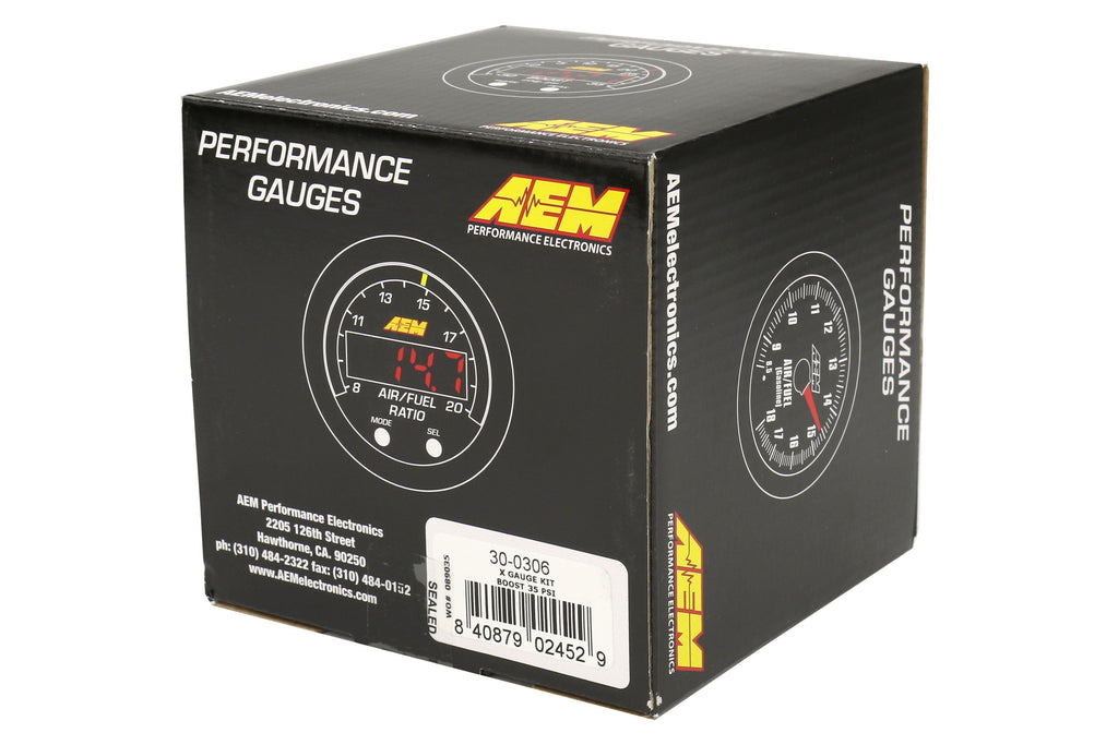 AEM X-Series Boost Gauge 52mm - Universal