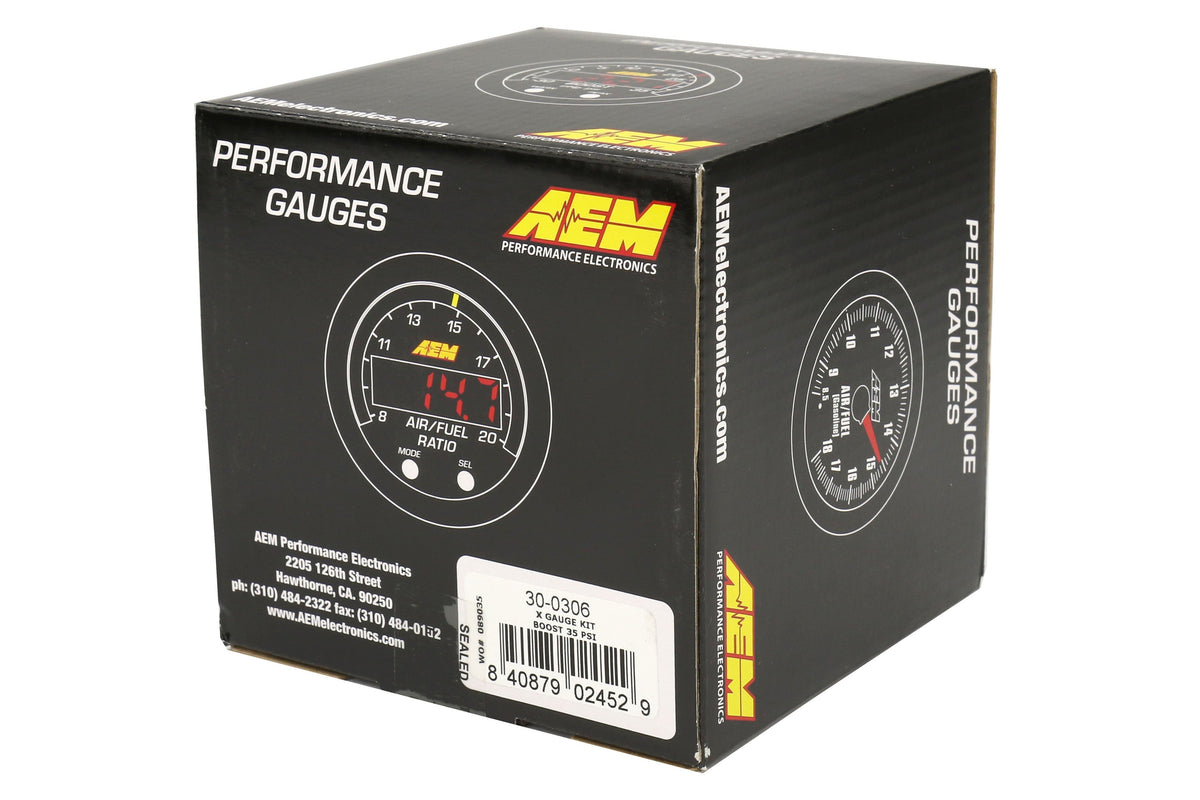 AEM X-Series Boost Gauge 52mm - Universal