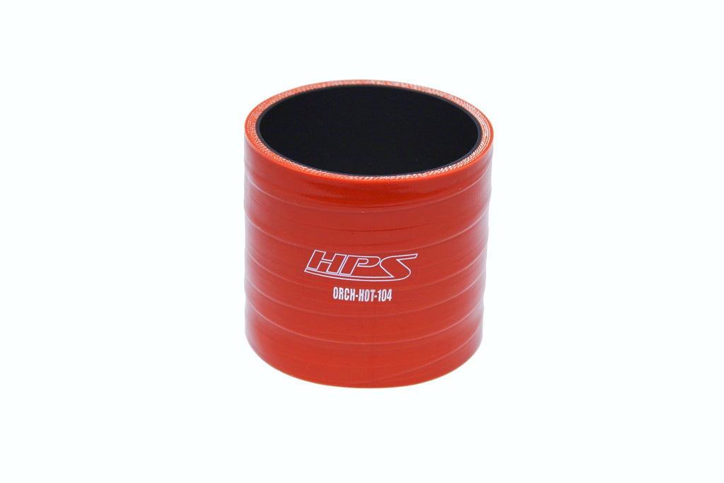 HPS Silicone Intercooler Turbo Boot Hose, Orange, ORCH-HOT-104, replace part # 1C3Z-6C640-LA