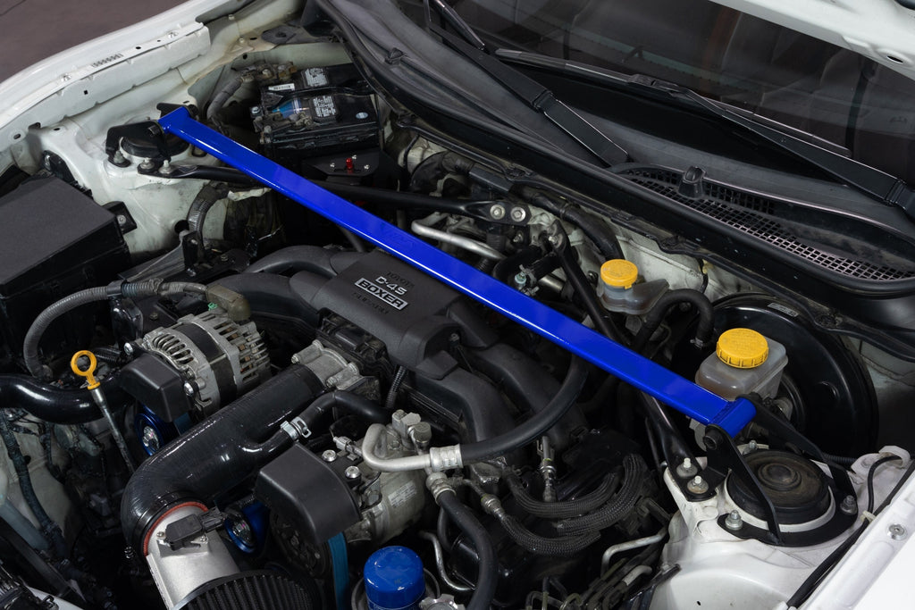 HPS Performance Front Strut Bar 2017-2020 Toyota 86 ZN6, Blue, 42-121BL