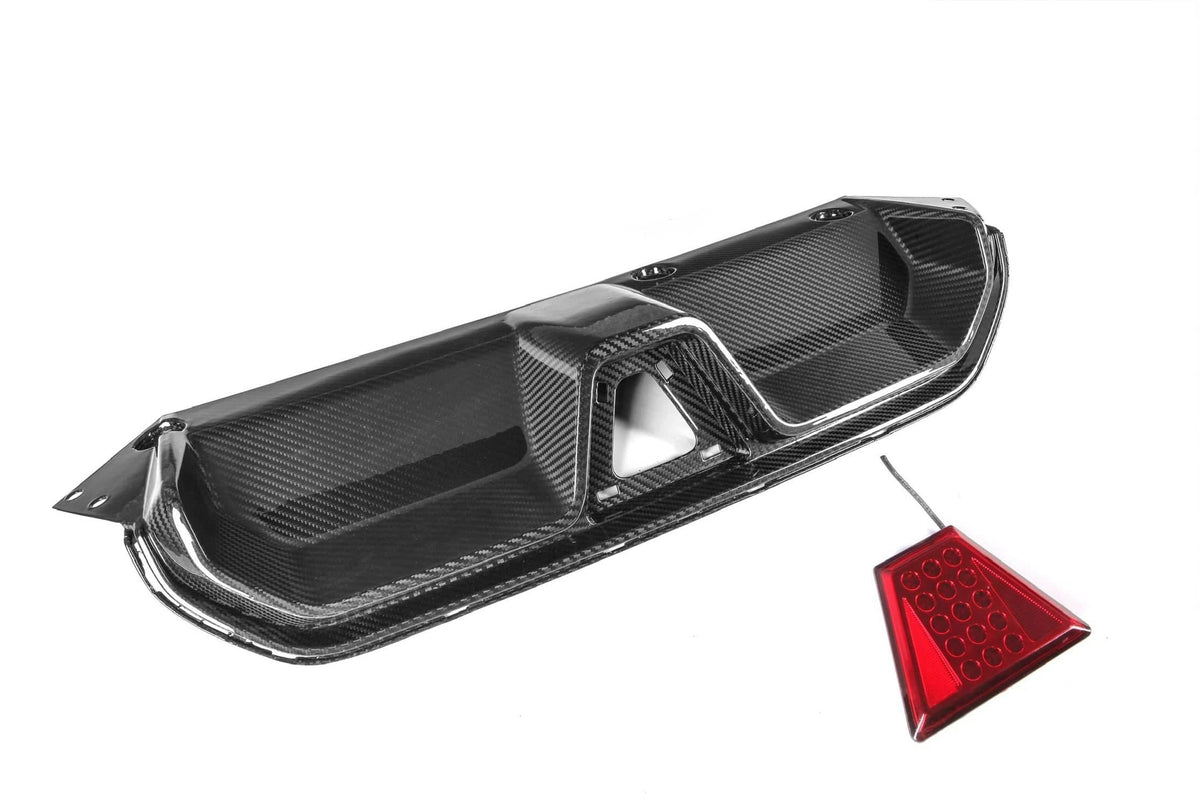M5 F90 LCI CS Style Dry Carbon Fiber Diffuser With Light