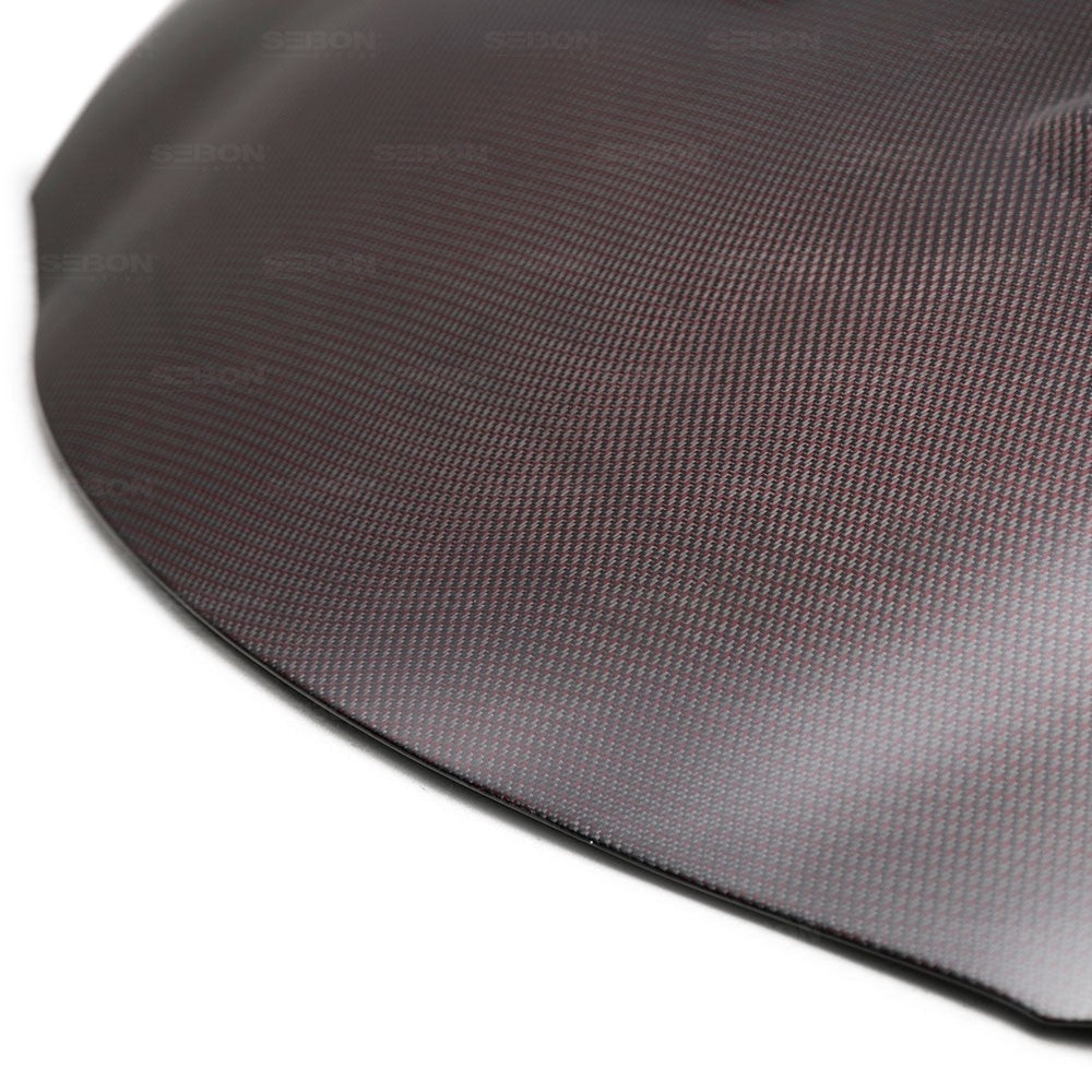 Seibon TS-Style Red Dry Carbon Hood - 2020+ A90 Supra