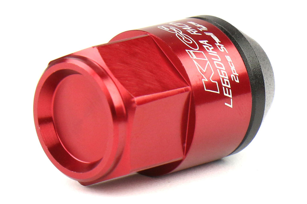 Project Kics Leggdura Racing Shell Type Lug Nut Set 35mm Closed-End Look 12X1.25 Red - Universal