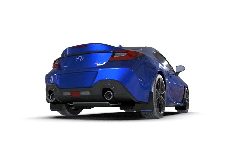 Rally Armor Black UR Mud Flap w/Blue Logo - 2022-2026 Subaru BRZ / Toyota GR86