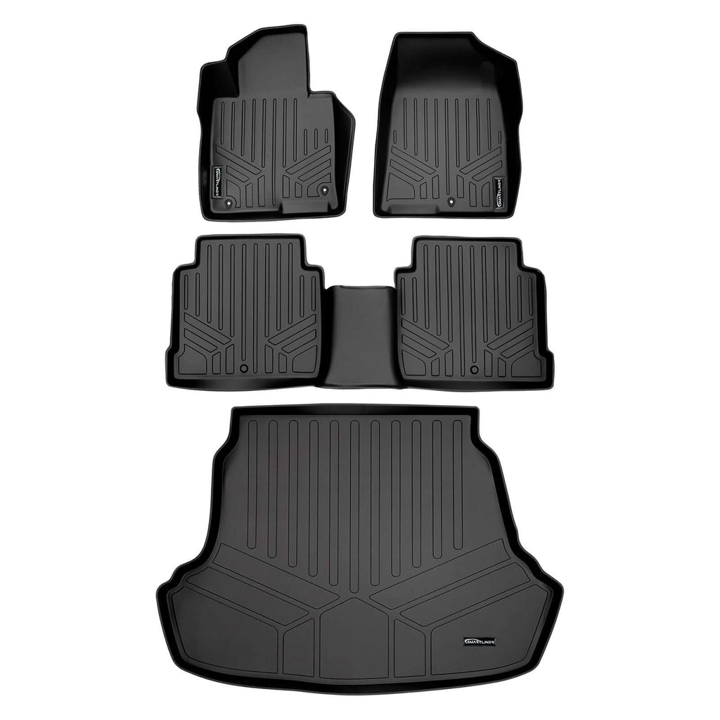 SMARTLINER Floor Liners for 2015-2021 Hyundai Sonata/2016-2020 Kia Optima (Non Hybrid)