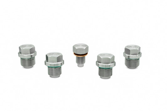HPS Stainless Steel Magnetic Oil Drain Plug Bolt for Polaris Engine, Transmission, and Front Differential