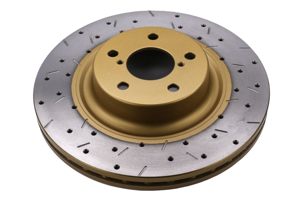 DBA 4000 Series Drilled/Slotted Rotor Single Front - Subaru Models (inc. 2002-2014 WRX)