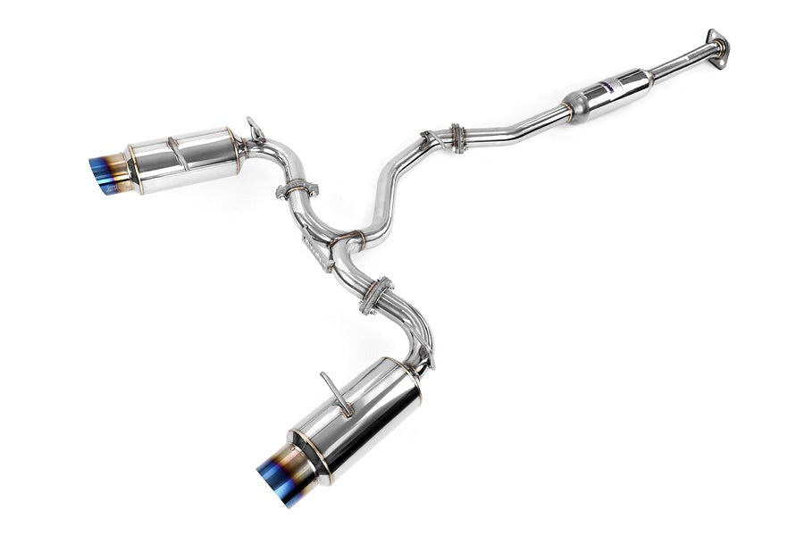 Invidia N1 Catback Exhaust - Titanium Burnt Tips - 2013-2024 Scion FR-S / Subaru BRZ / Toyota 86