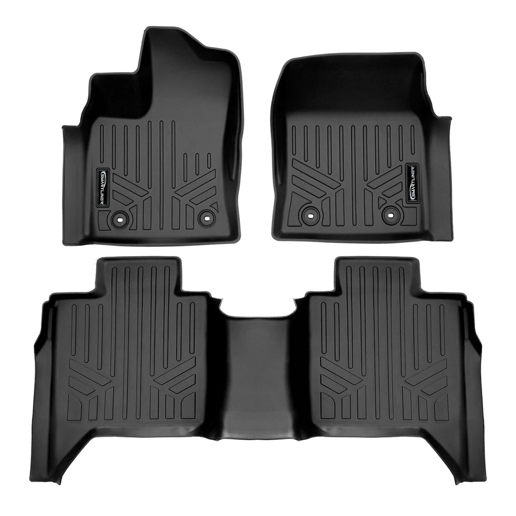 SMARTLINER Floor Liners for 2022-2026 Toyota Tundra/Tundra Hybrid (CrewMax Cab) with Underseat Storage