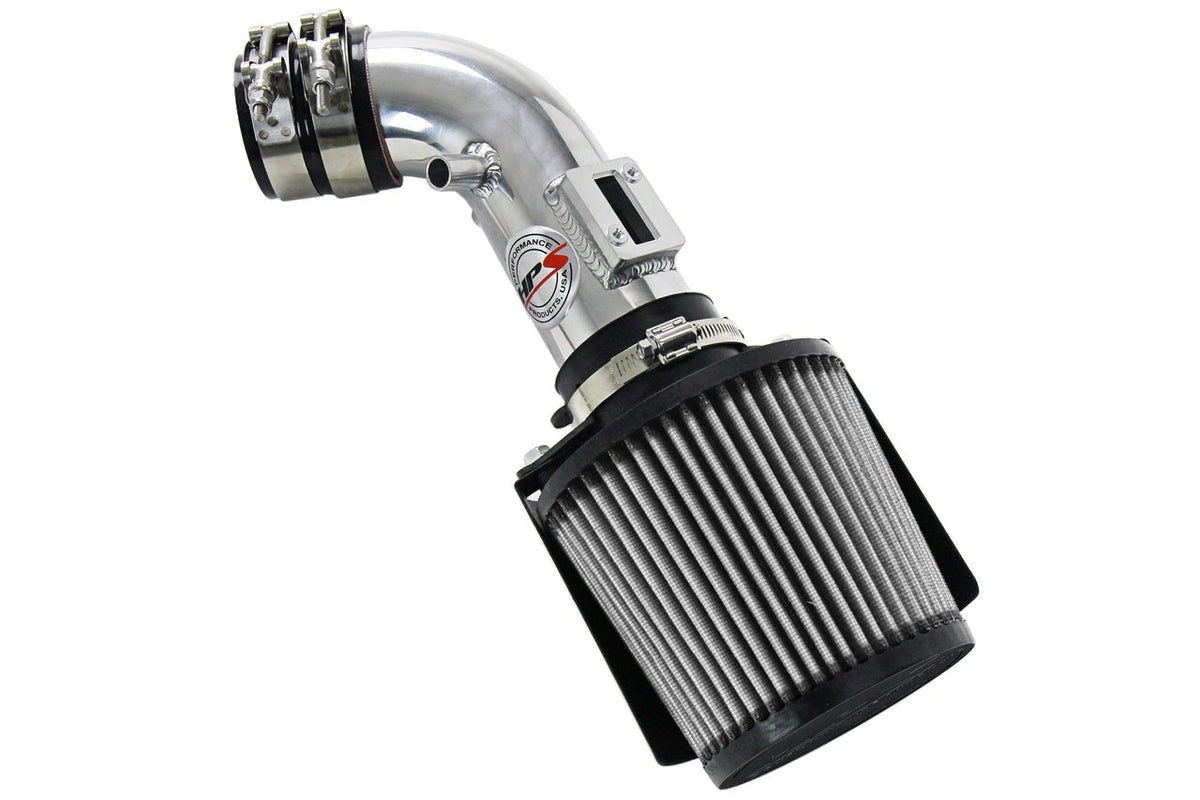 HPS Performance Shortram Air Intake Kit 2006-2011 Honda Civic 1.8L, Includes Heat Shield, Polish