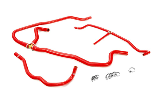 HPS Performance Silicone Heater Coolant Hose Kit 2005-2007 Chevy Corvette LS2 6.0L V8, Red, 57-1277H-RED