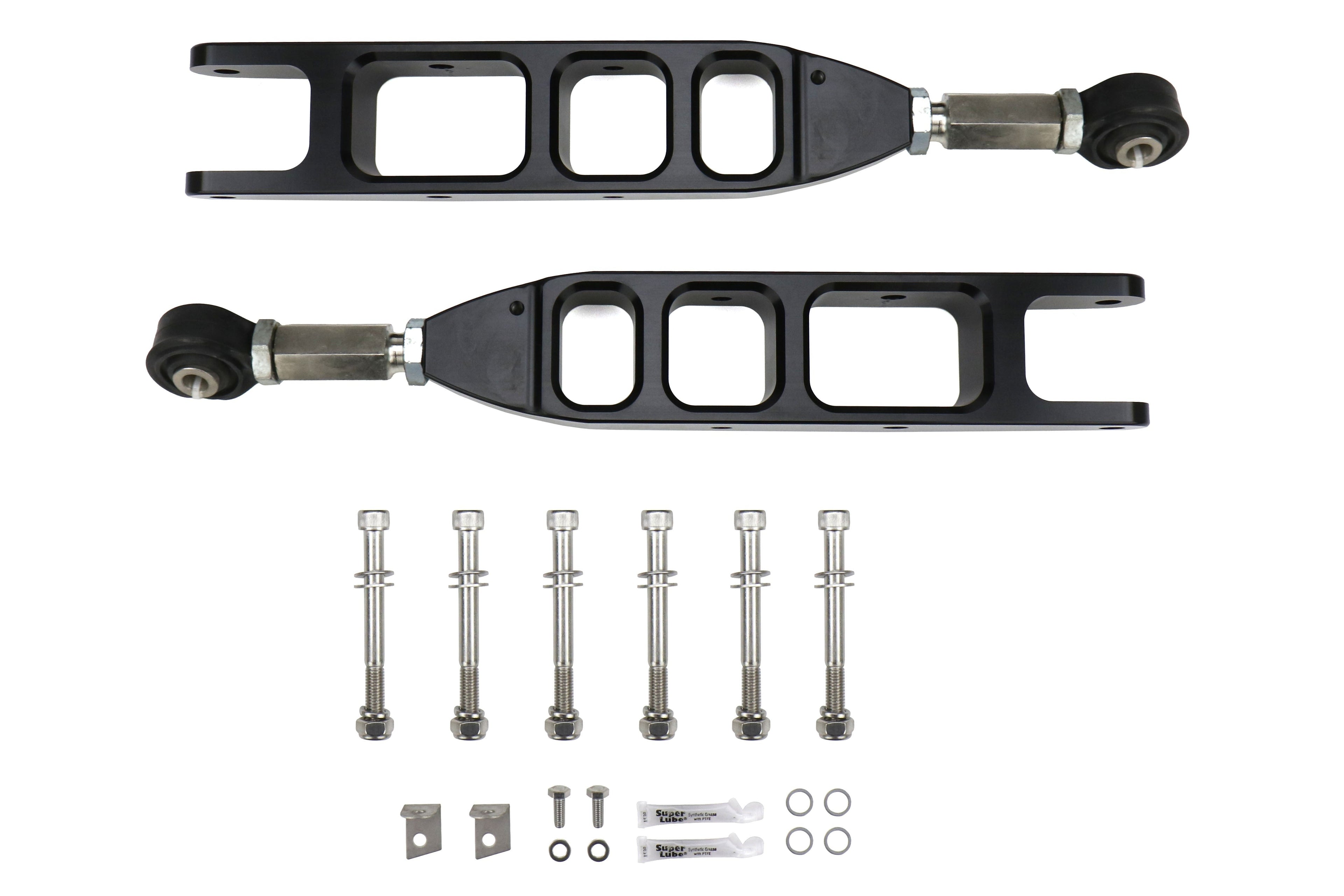 ISC Suspension V3 Rear Adjustable Control Arms Stealth Black - 2013-2021 Scion FR-S / Subaru BRZ / Toyota 86