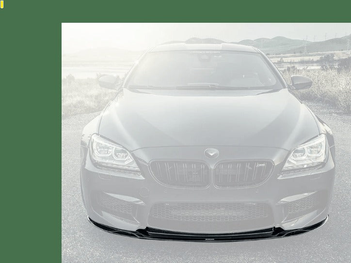 BMW F12 M6 VRS PROGRAM (2005 - 2018) VRS Aero Front Spoiler Carbon Fiber PP 1x1 Glossy