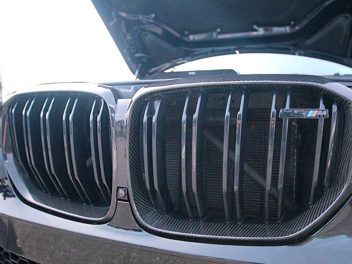 X5M F95 Double Slatted Carbon Fiber Kidney Grilles