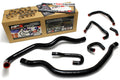 HPS Black Reinforced Silicone Radiator and Heater Hose Kit Coolant Honda 06-09 S2000