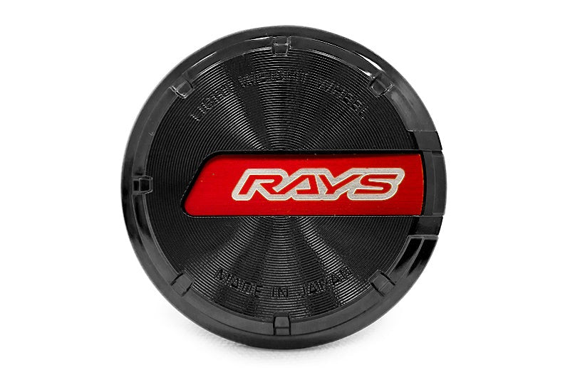 Rays Gram Lights 57CR / 57DR GL Center Cap-Black - Black-Red