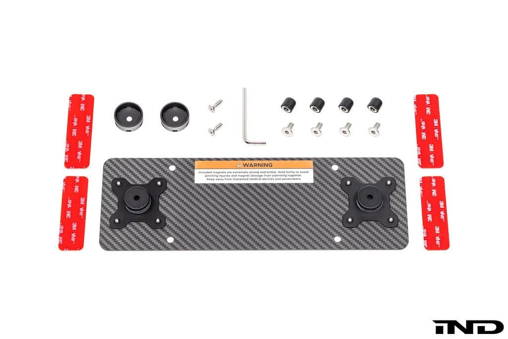 Carbonex A9X GR Supra Magnetic Rear License Plate Mount - Euro Plate