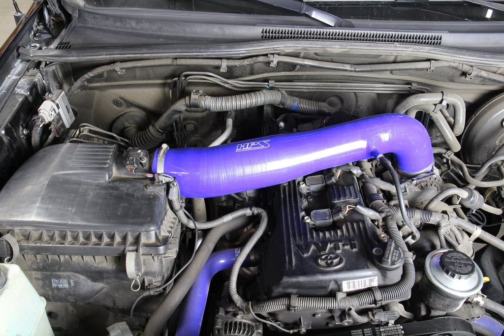 HPS Silicone Air Intake Kit Post MAF Hose 2005-2023 Toyota Tacoma 2.7L 4Cyl, 57-1827