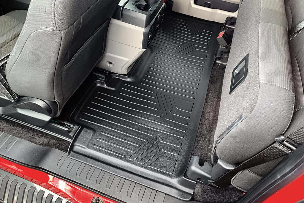 SMARTLINER Floor Liners for 2017-2026 SuperCab | Vinyl | & Bucket Seats
