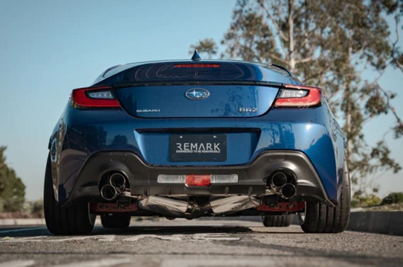 REMARK Sports Touring Cat-Back Exhaust Stainless Steel Tip Cover - 2022-2024 Subaru BRZ / Toyota GR86