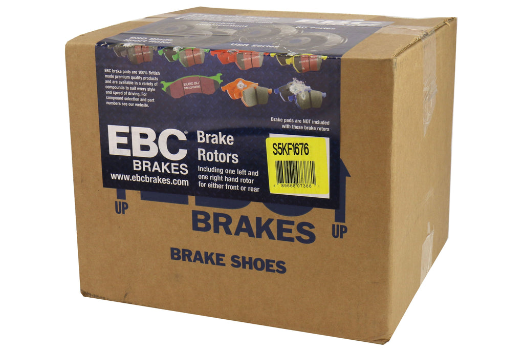 EBC S5K Yellowstuff Pad and GD Rotor Front Kit - 2013-2026 Subaru BRZ / Toyota GT/GR86 / Scion FR-S (W/ Vented Rear Rotors)