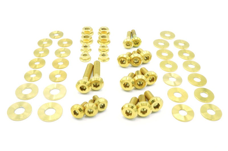 Dress Up Bolts Stage 1 Engine Bay Kit Gold - 2020-2024 Toyota Supra MKV