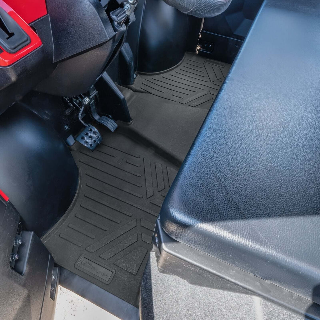 SMARTLINER Rugged Rubber Floor Liners For 2017-2026 Kawasaki Mule (6-Seater Models)