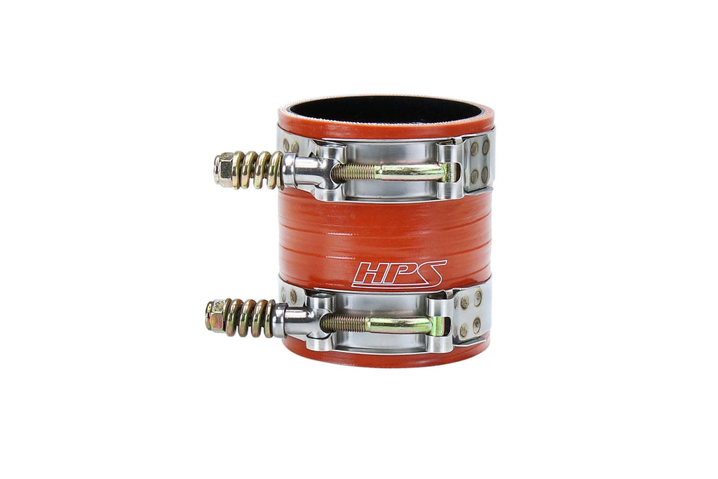 HPS Silicone Intercooler Boot Hose with Clamps, Orange, 57-2235, replace OEM part # 8C3Z-6W651-A, 8C3Z-6N650-A