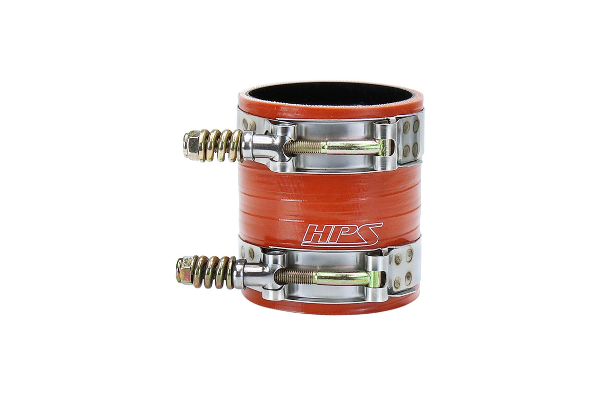 HPS Silicone Intercooler Boot Hose with Clamps, Orange, 57-2235, replace OEM part # 8C3Z-6W651-A, 8C3Z-6N650-A