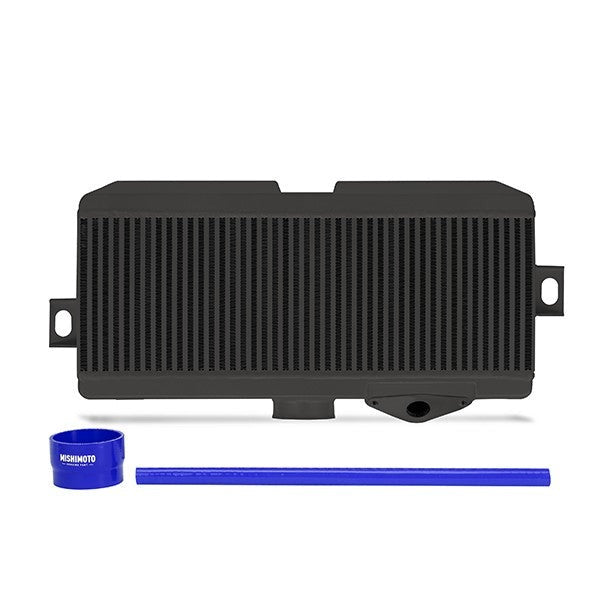 Mishimoto Performance Top Mount Intercooler Kit - 2015+ STI-Black with Blue Hose