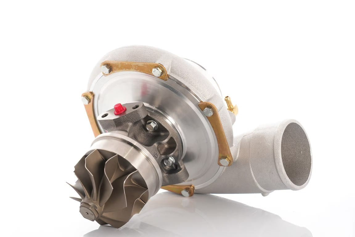 Precision Turbo & Engine CAST PT7675 JB HP CC W/ T4 DIVIDED INLET/V-BAND DISCHARGE 1.15 A/R