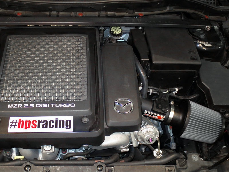 HPS Shortram Air Intake Kit 2007-2013 Mazda Mazdaspeed 3 2.3L Turbo, 827-601
