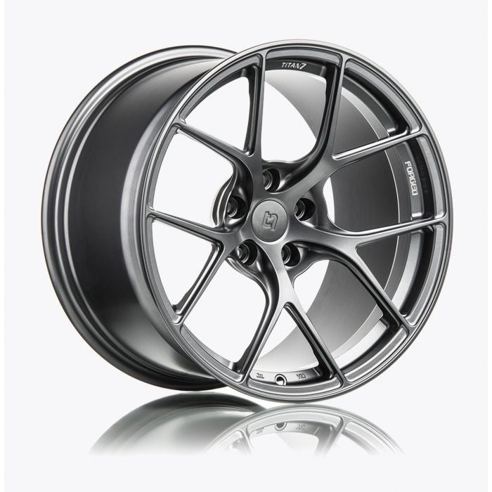 Titan 7 T-S5 19x11 +40 5x112 Satin Titanium Rear-simple