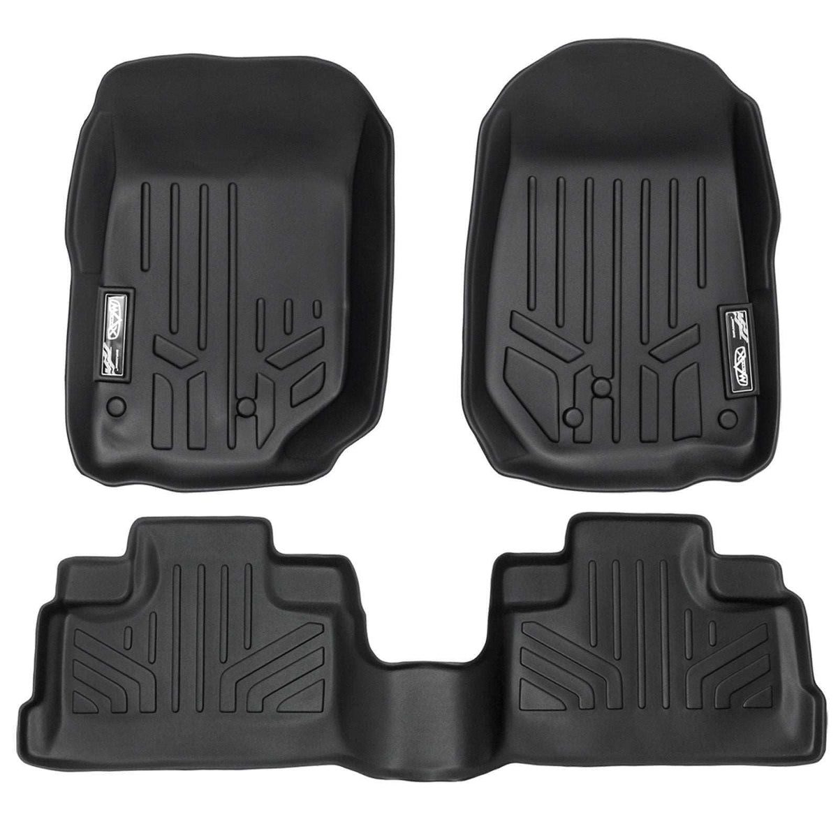 Smart TrimTM Floor Liners For 2007-2010 Jeep Wrangler Unlimited (4-Door)