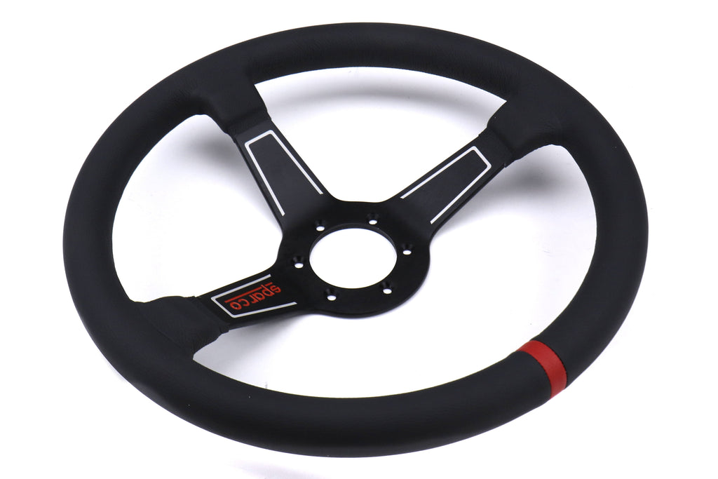 Sparco L575 Monza Leather Steering Wheel - Universal