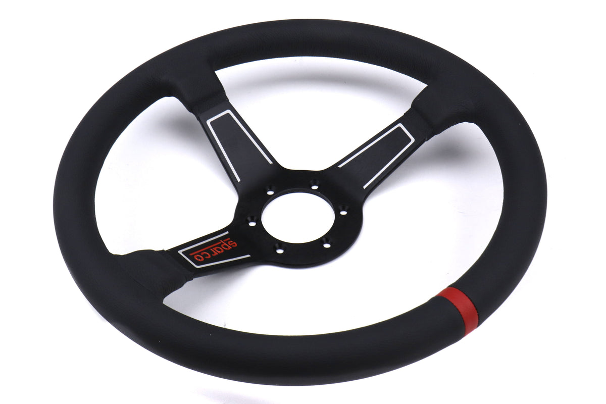 Sparco L575 Monza Leather Steering Wheel - Universal