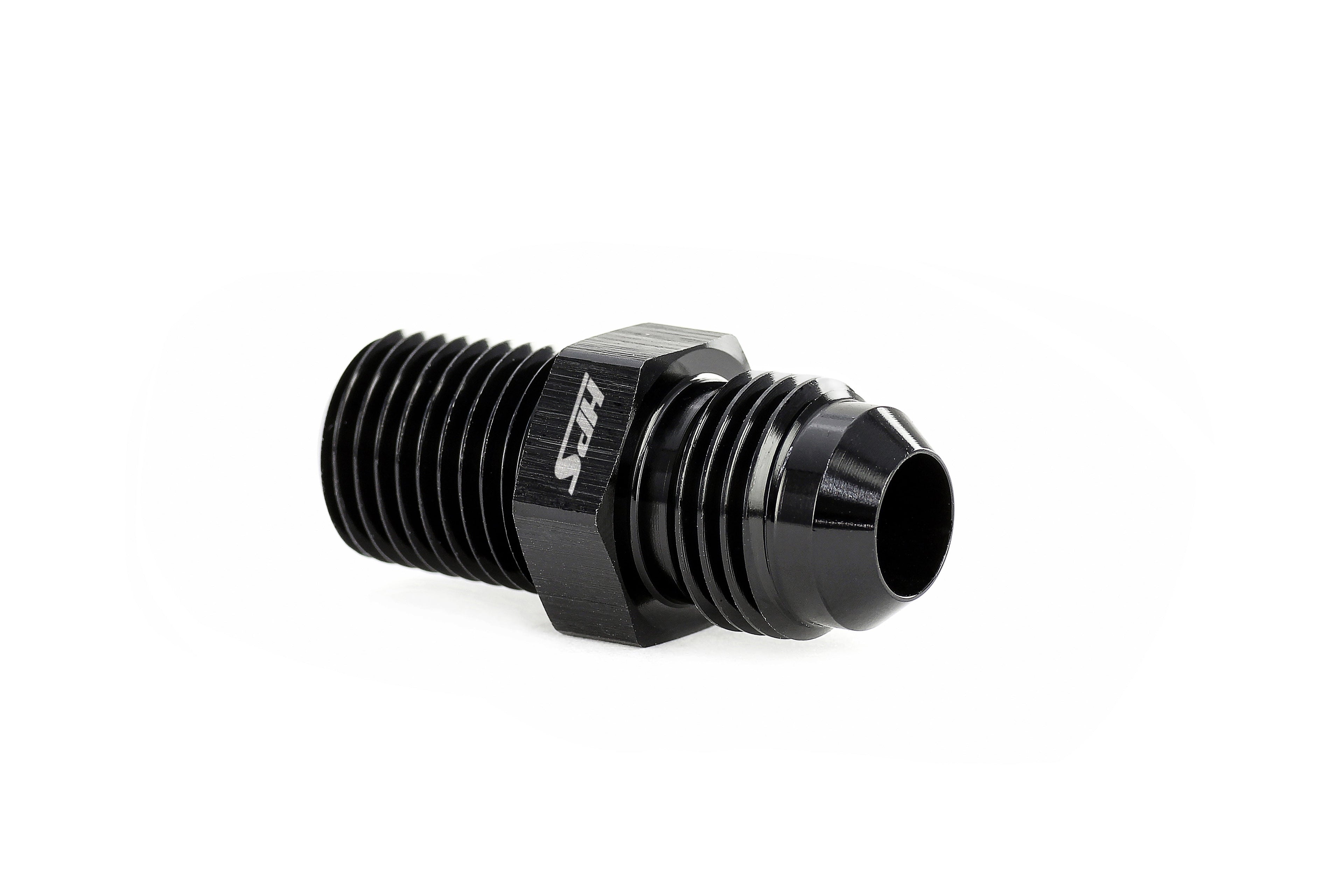 HPS Performance AN Flare to NPT / Metric Adapter, Aluminum, Black
