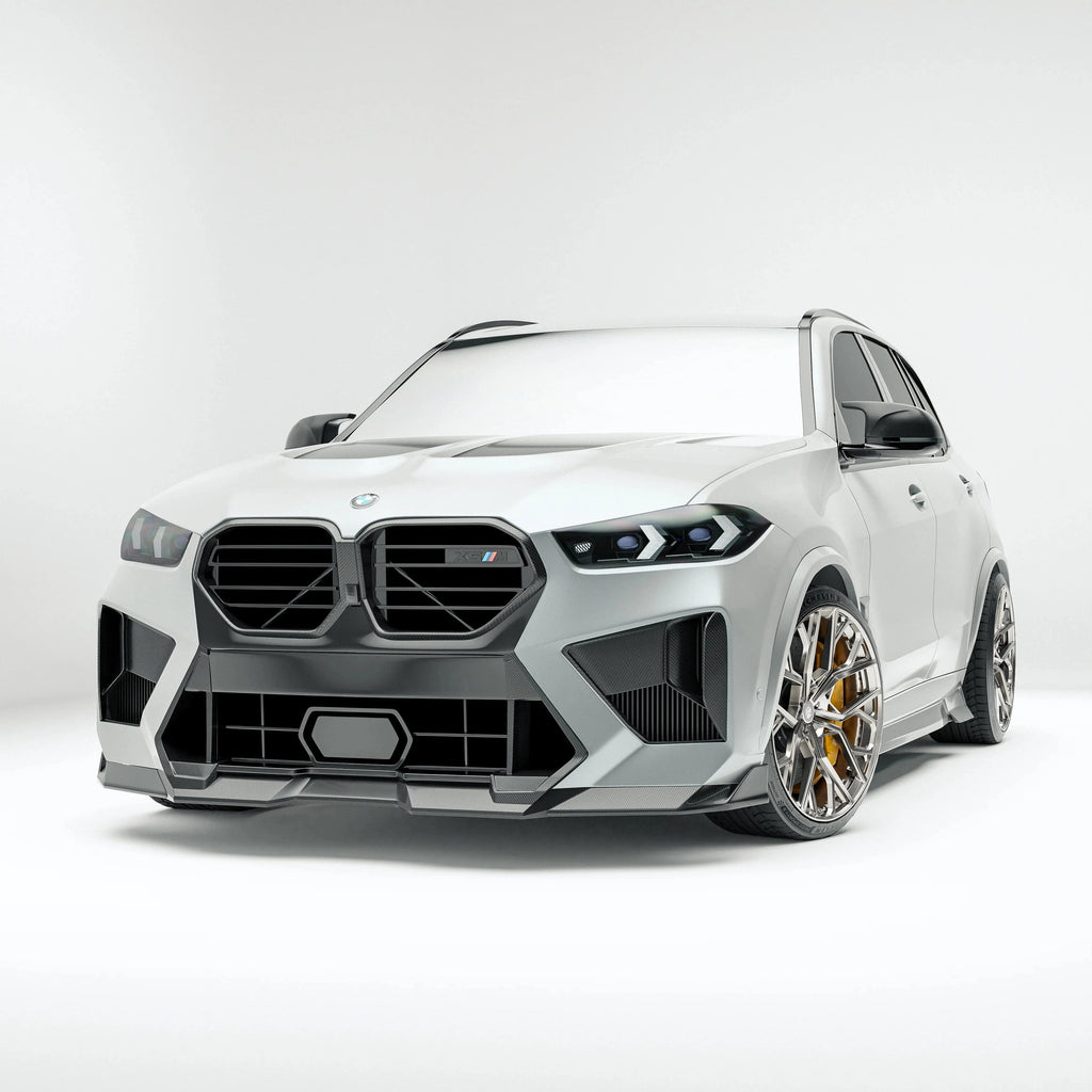 Revozport Carbon Fiber Front Lip Diffuser for BMW X5M F95 LCI (2023+)