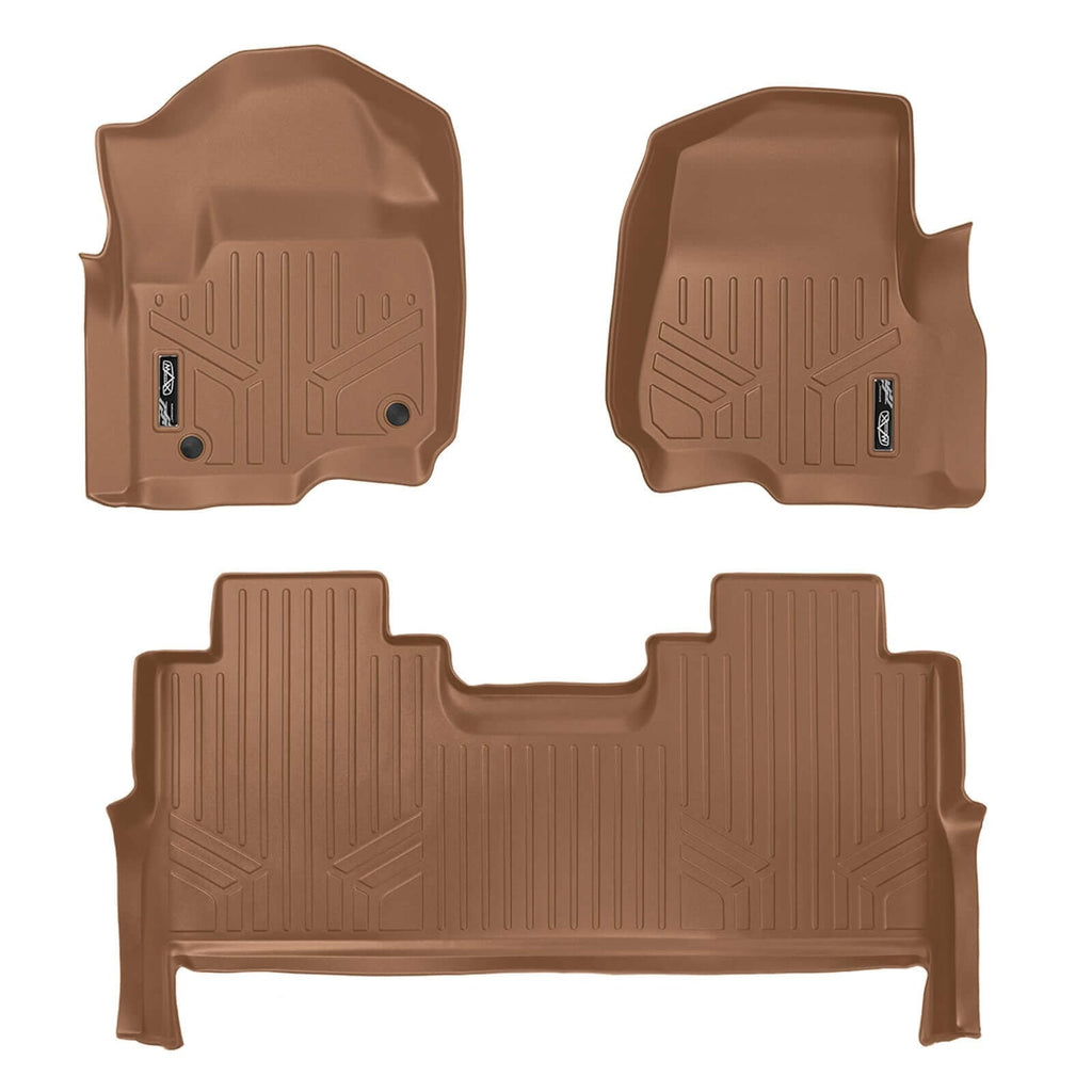 SMARTLINER Floor Liners for 2017-2026 Ford F-250/F-350 Super Duty Crew Cab (1st Row Bucket)