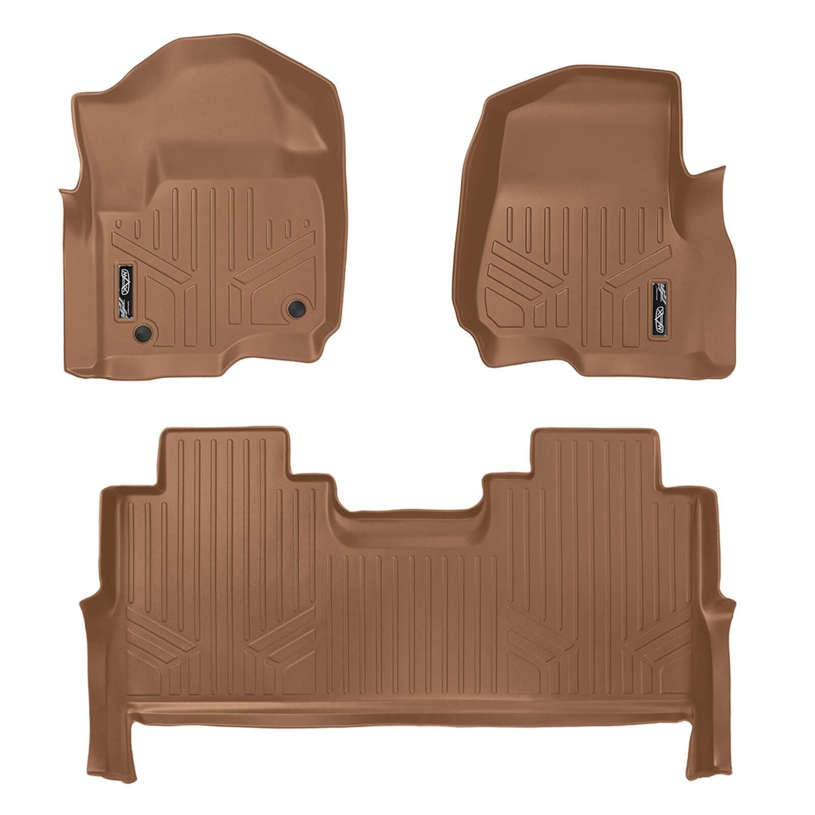 SMARTLINER Floor Liners for 2017-2026 Ford F-250/F-350 Super Duty Crew Cab (1st Row Bucket)