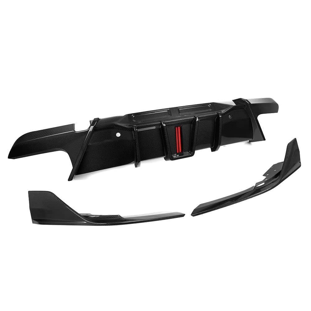 X6M F96 SQ Style Dry Carbon Fiber Diffuser With or Without Brake Light