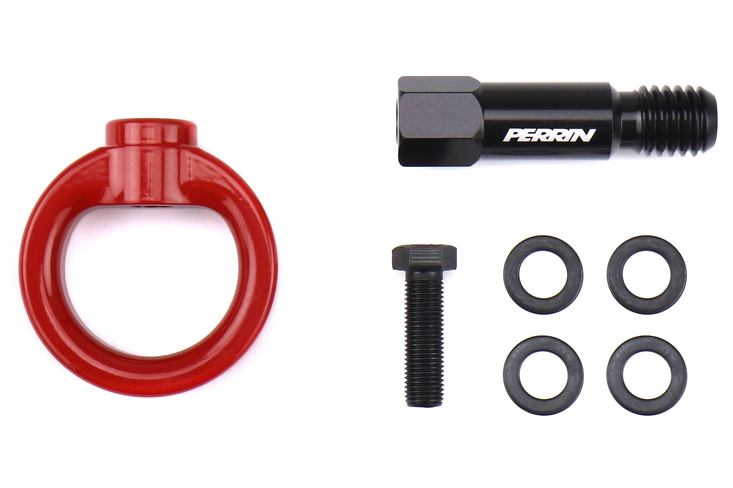 PERRIN Rear Tow Hook Kit (Red) - 2020-2024 Toyta GR Supra
