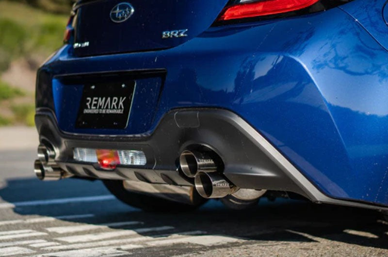 REMARK Sports Touring Cat-Back Exhaust Stainless Steel Tip Cover - 2022-2024 Subaru BRZ / Toyota GR86